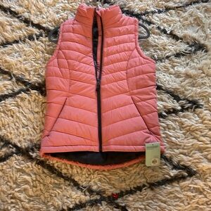 Women's Pink Quilted Vest